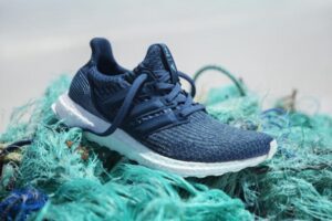 Adidas x Parley collection of high-performance shoes, made with reclaimed polyester yarn from ocean pollution waste (Source: Adidas)