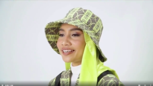Yuna wearing Hatta Dolmat