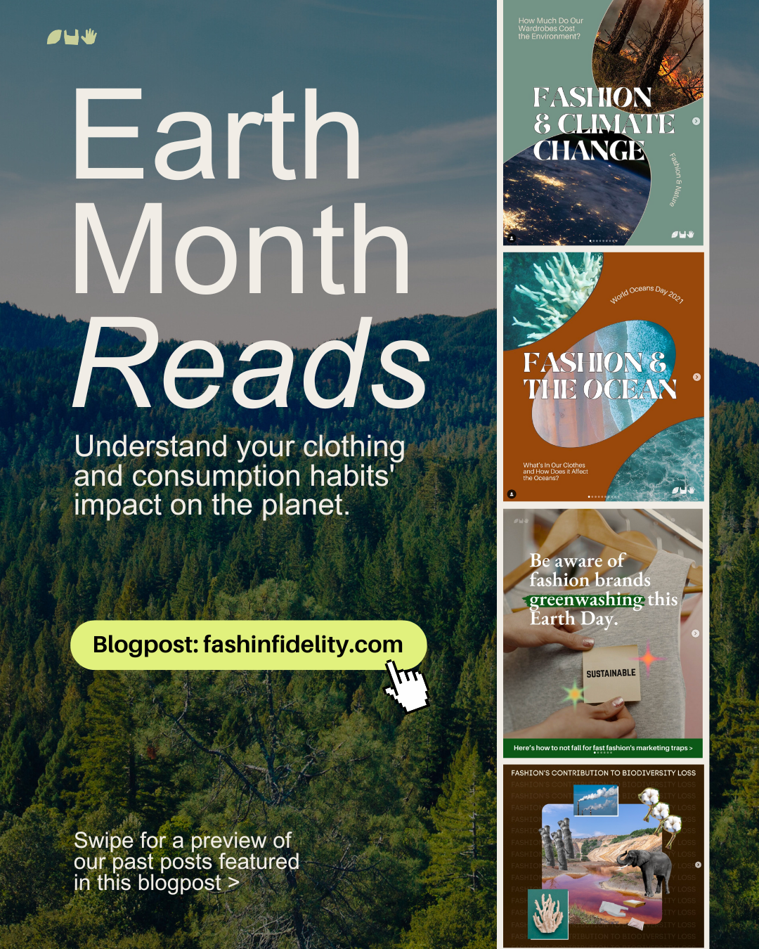 Earth Month reads by FASHINFIDELITY